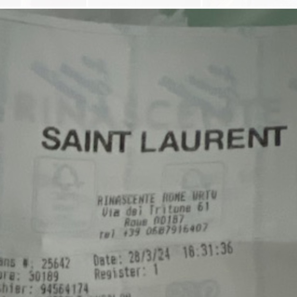 Saint Laurent leather sneakers - Picture 6 of 6